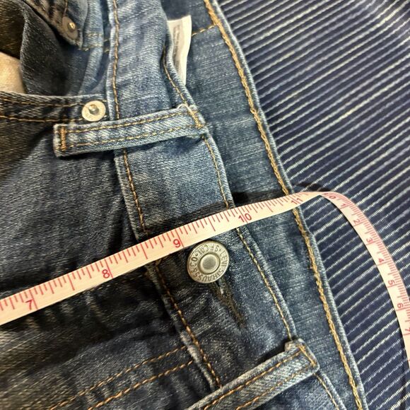 Levis 559 Relaxed Straight Jeans Mens 33x32 Blue Denim Mid Rise Casual Classic - Picture 5 of 7